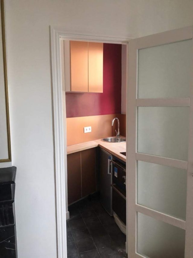 Cuisine Dibond Cuivre — Creabais, mobilier sur-mesure