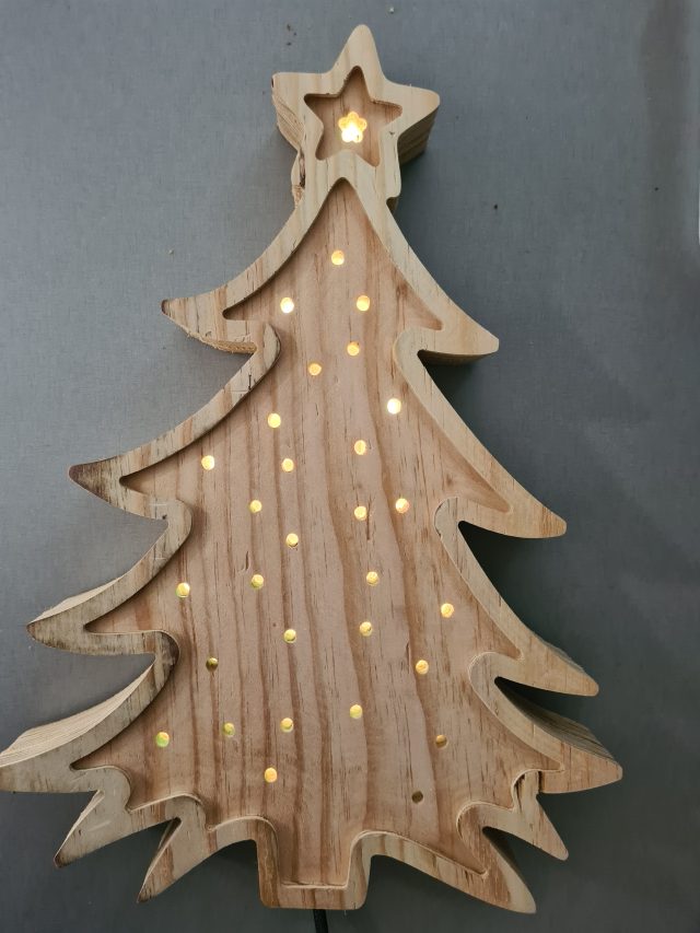 Lampe Sapin Pin Radiata — Creabais, mobilier sur-mesure