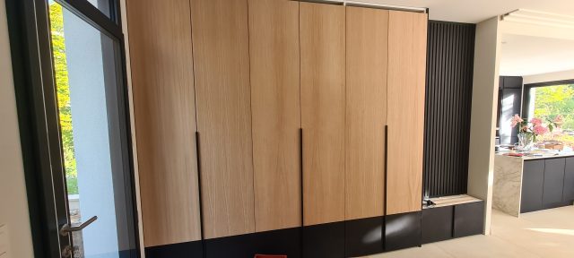 Meuble Chêne Valchromat Noir — Creabais, mobilier sur-mesure