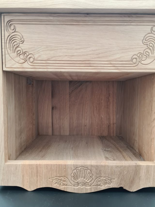 Table Chevet Chêne — Creabais, mobilier sur-mesure