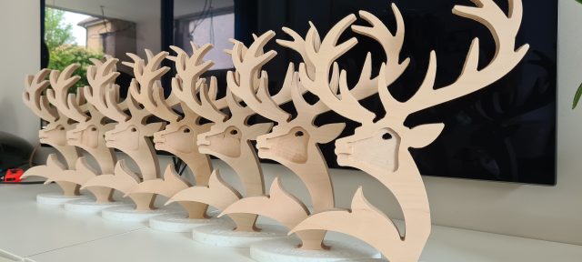 Trophée Festival Film — Creabais, mobilier sur-mesure