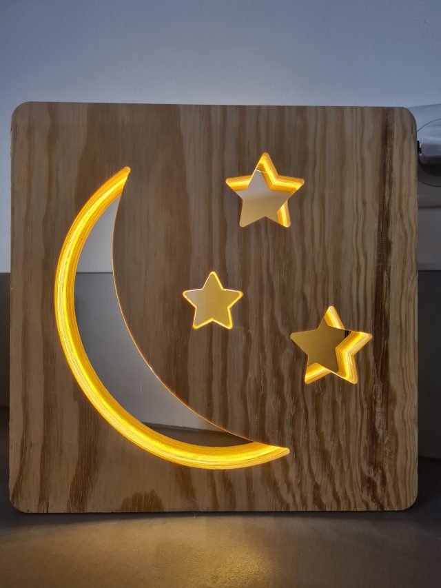Veilleuse Carre — Creabais, mobilier sur-mesure