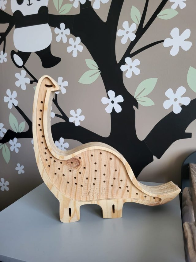 Veilleuse Dinosaure — Creabais, mobilier sur-mesure